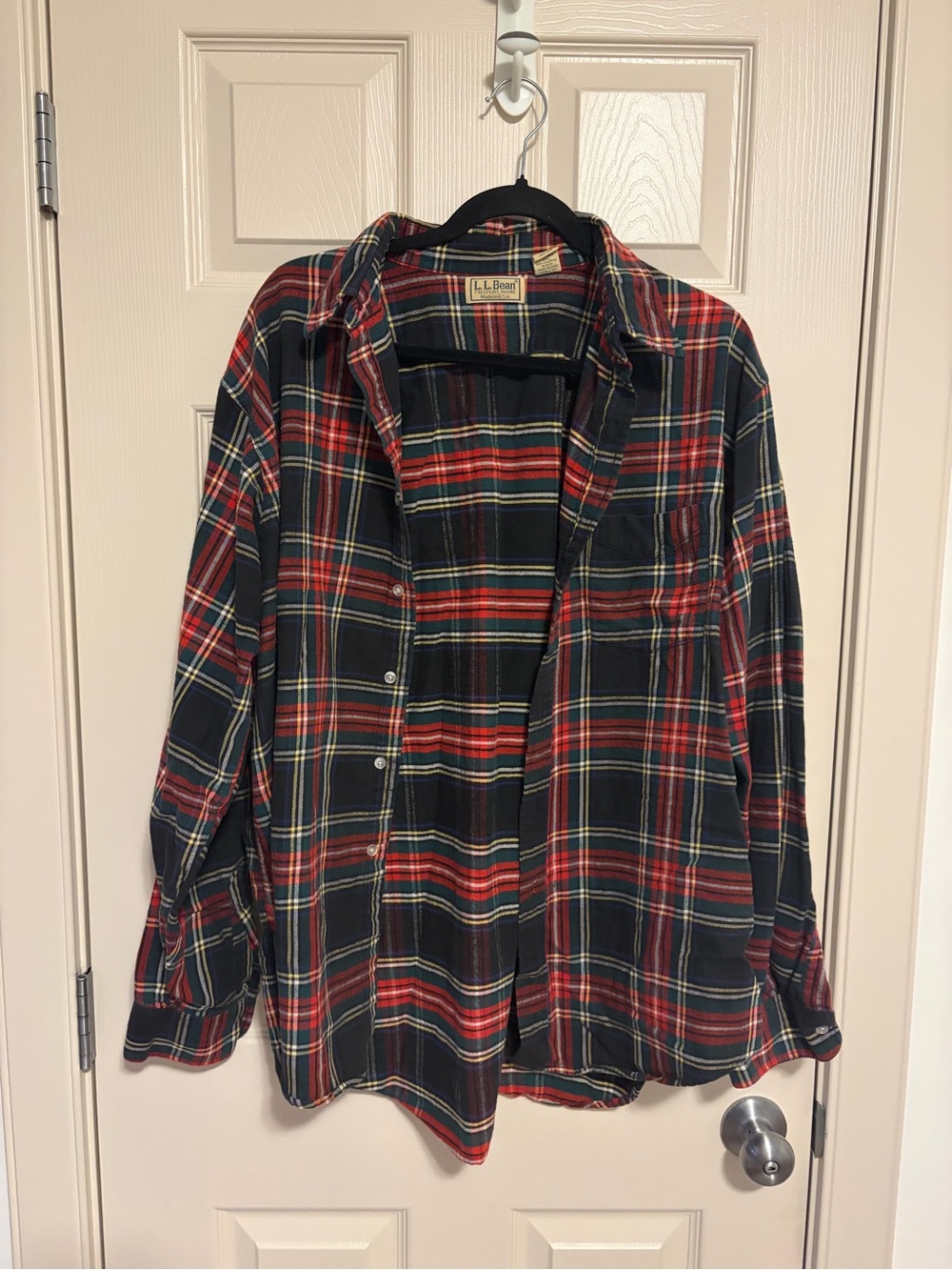 💜 LL BEAN - XL Men’s Plaid Shirt